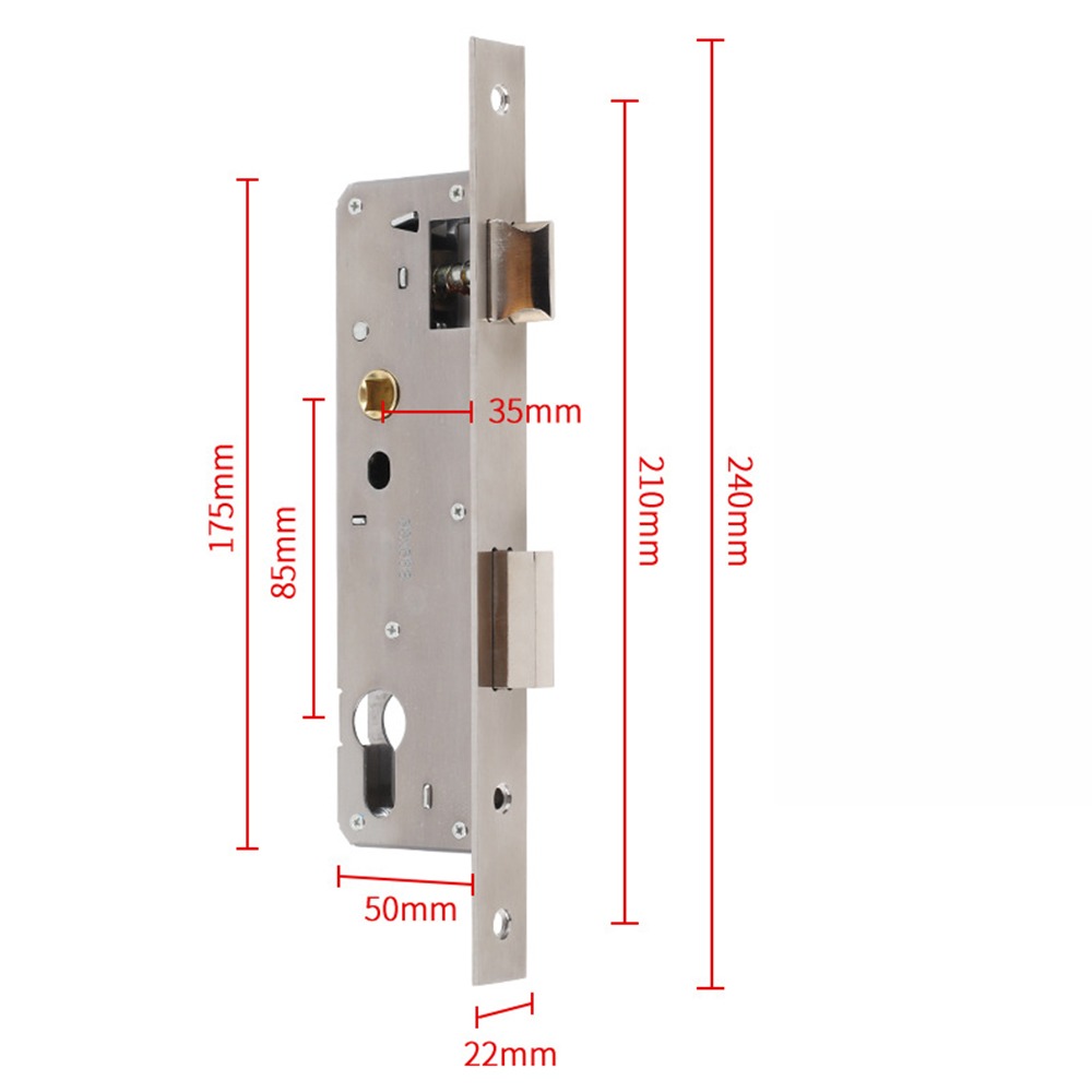 Furniture Hardware Fitting - Uniwersalny aluminiowy zamek do drzwi 8520/8525/8530/8535,