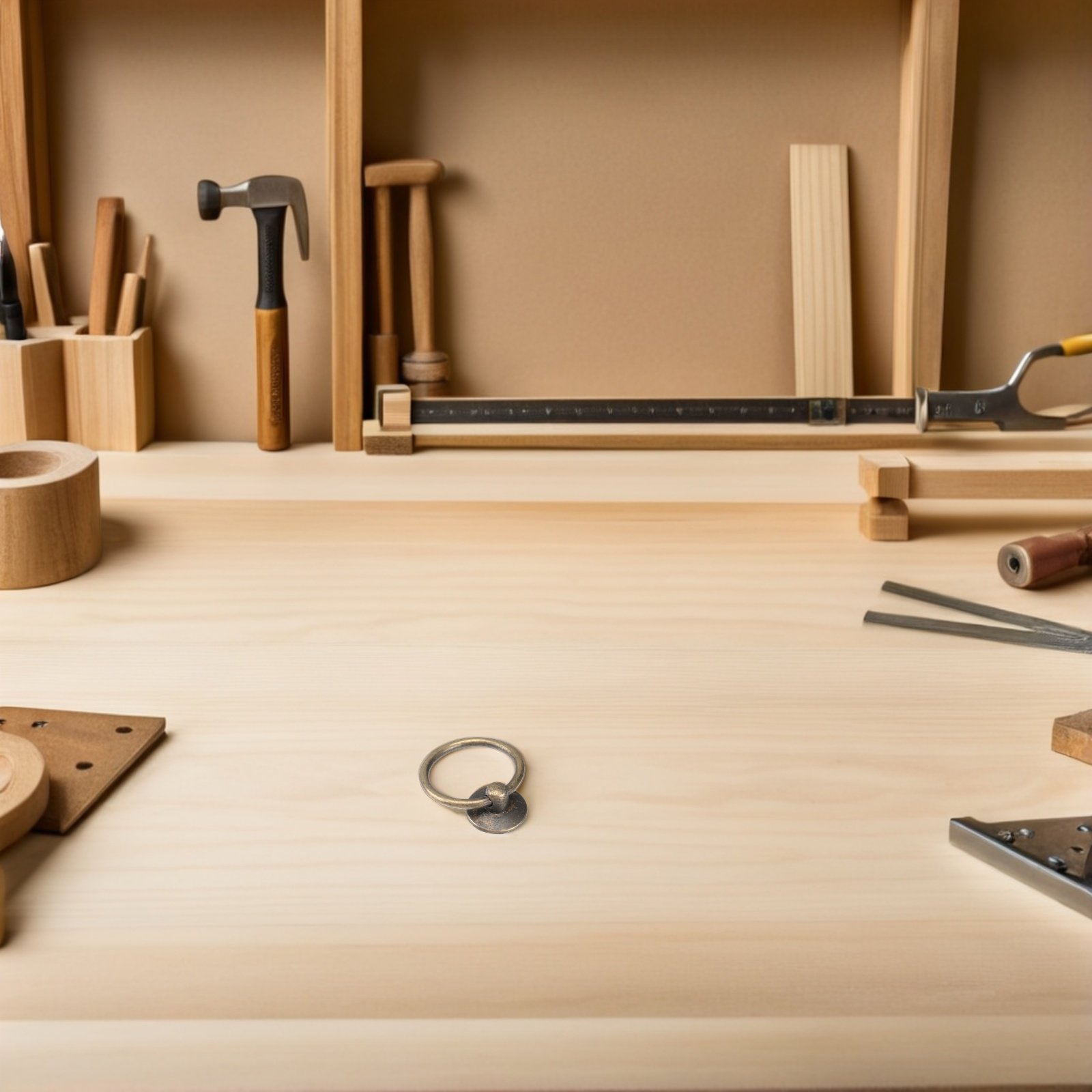 Furniture Hardware Drop Pulls - 8 szt. metalowych uchwytów do szuflad