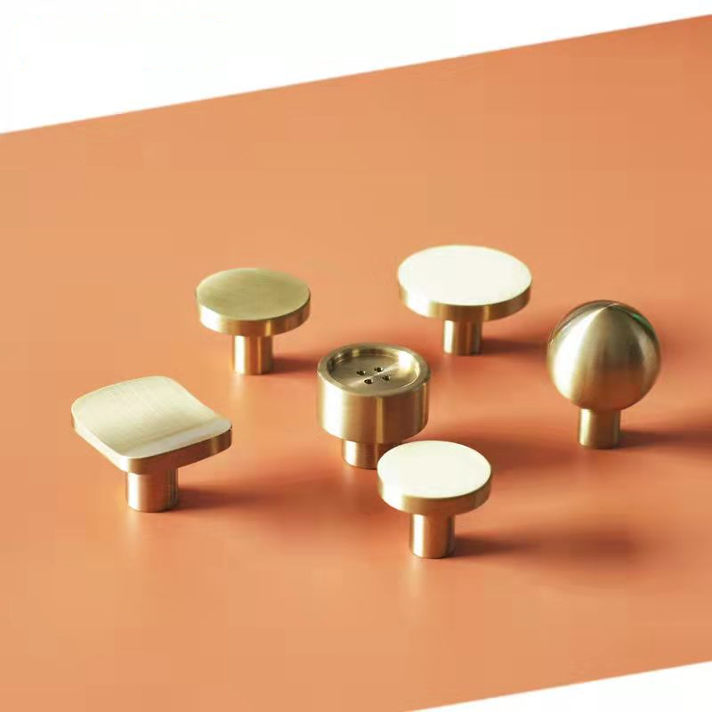 Furniture Hardware Jig - Nowoczesne mosiężne gałki kuchenne ciągnie złote