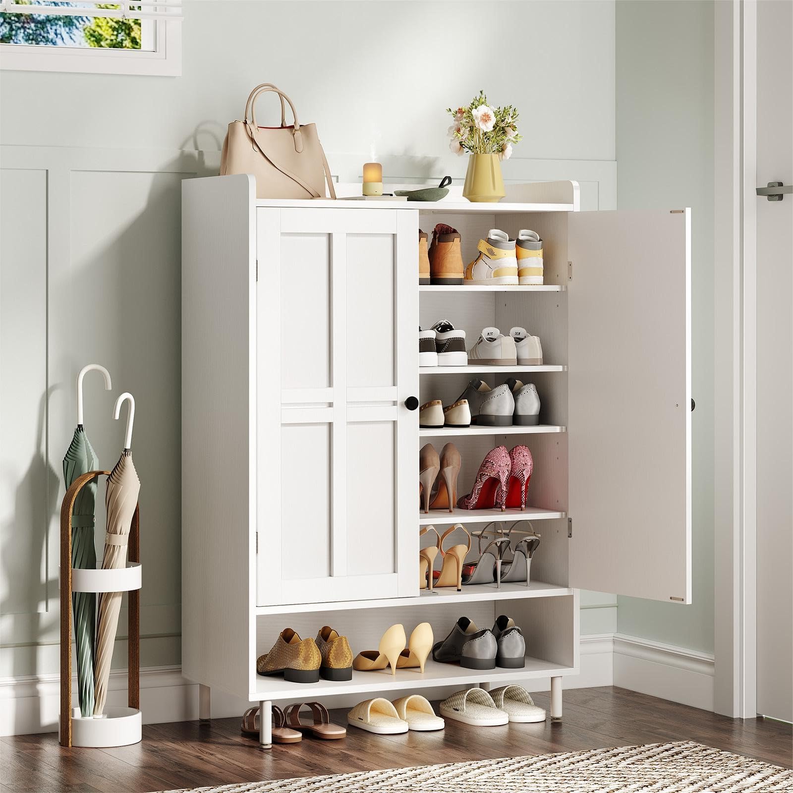 Szafka na buty z 6 półkami, or – Cabinet Hinge Overlay recenzja i cena
