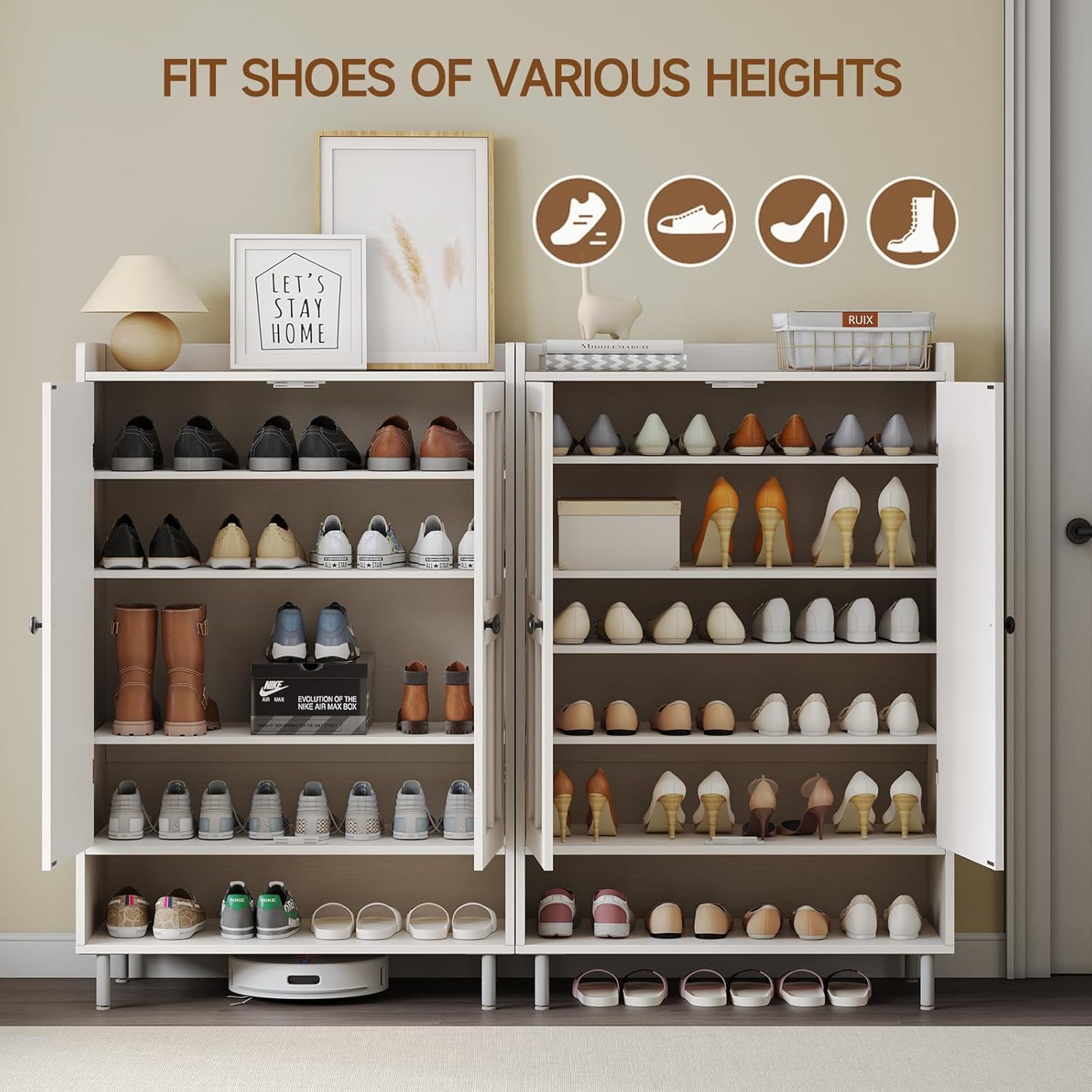 Szafka na buty z 6 półkami, or – Cabinet Hinge Overlay recenzja i cena